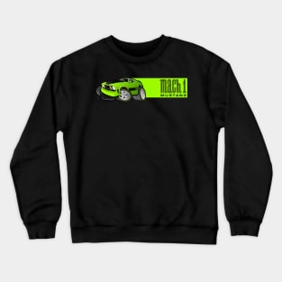 Mach 1 Green with Green Stripe Crewneck Sweatshirt